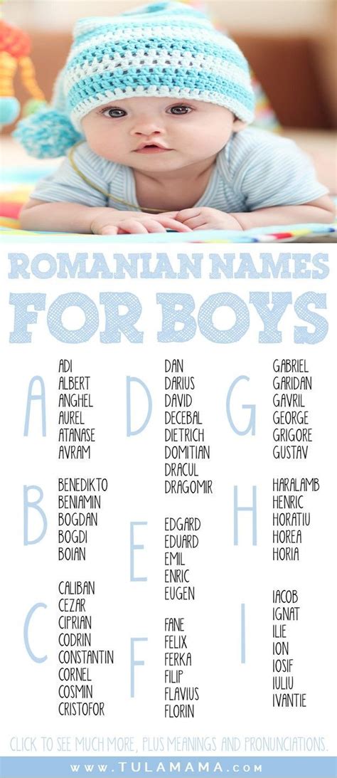romanian names for boys ending with n
